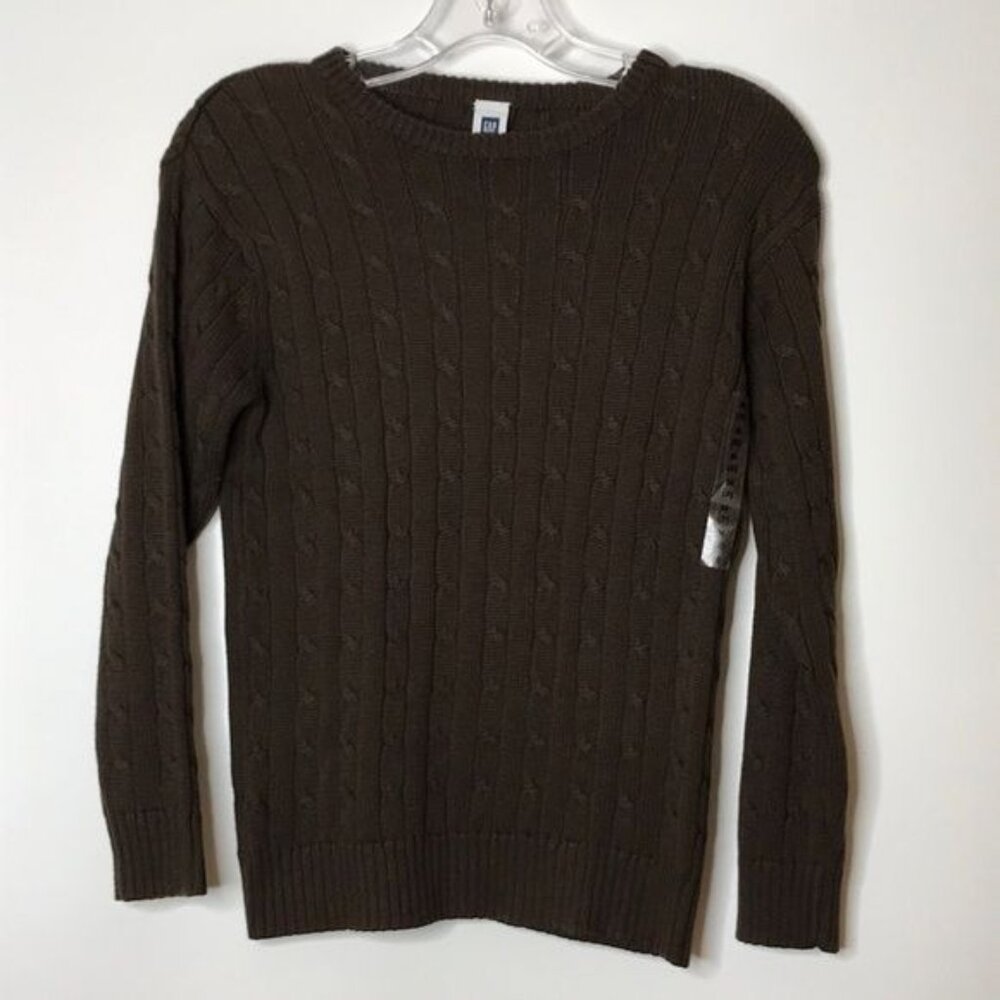 NWT Gap Long Sleeve Brown Sweater M Medium New With Tags